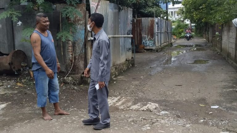 Yoseph Bangun Jalan Rabat di Madawat dan Nangameting Pakai Dana Pokir 200 Juta