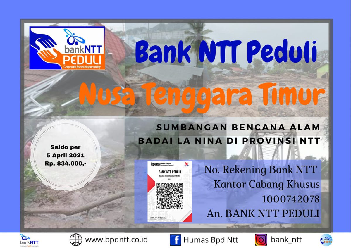 Rekening Penggalangan Donasi Bank NTT