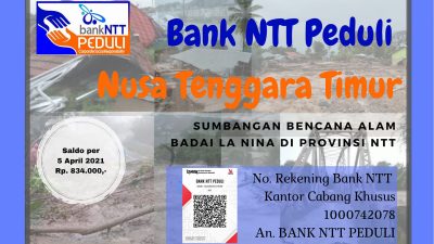 Bank NTT Galang Donasi dan Salurkan Bantuan Kemanusiaan Untuk Korban Bencana Hidrometorologi