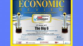 Membanggakan, Bank NTT Raih Indonesia Enterprise Risk Managament Award IV 2021