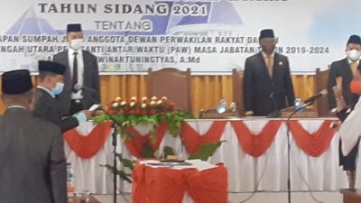 Andina Winantuningtyas Dilantik Gantikan Frengky Saunoah