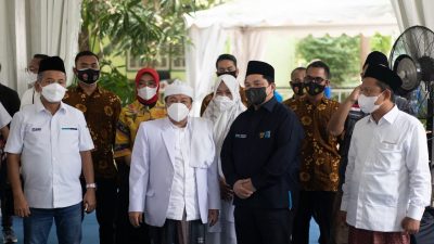 Menteri BUMN – Erick Tohir Apresiasi BRI Percepat Herd Immunity Melalui Vaksinasi 3.000 Santri di Cirebon