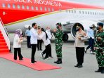 Momen Bunda Julie Laiskodat Dampingi Gubernur NTT Sambut Presiden dan Ibu Negara di Labuan Bajo