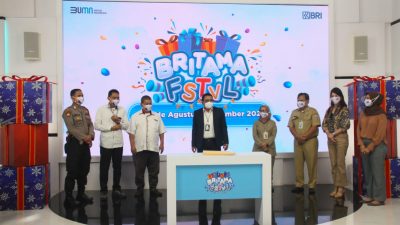 Bertabur Bintang dan Hadiah, Ini Kali Ketiga BRI Gelar Pengundian Program BritAma FSTVL !