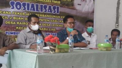 PUPR Provinsi NTT Kebut Pembangunan Embung di Flores dan Sumba