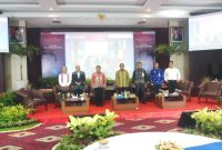 Bank Indonesia Perwakilan NTT saat menggelar talkshow yang berloksi di kantor itu. Hadir Gubernur NTT Viktor Bungtilu Laiskodat, Ewagub Josef Nae Soi, Kepala BI NTT I Nyoman Ariawan Atmaja, Kepala OJK, Robert Sianipar, Dirut Bank NTT, Harry Alexander Riwu Kaho dan Ketum KADIN NTT, Bobby Lianto. Pemred Pos Kupang, Hasyim Ashari tampil sebagai moderator. (Foto: Humas Bank NTT)
