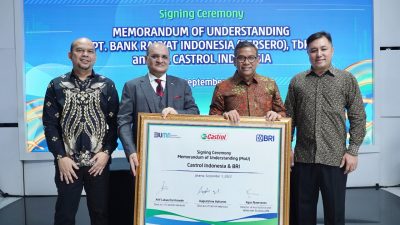 BRI Kerja Sama dengan Castrol Indonesia, Perluas Pembiayaan Perbankan kepada Distributor dan Outlet Pelumas