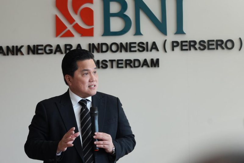 Menteri BUMN Erick Thohir berkunjung ke BNI Representative Office Amsterdam di Belanda pada Jumat, 2 September 2022. BNI Amsterdam bertugas untuk mengoptimalkan usaha para diaspora Indonesia di Belanda dan Eropa.