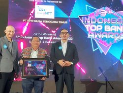 Catat Kinerja Keuangan Positif, Bank NTT Raih Indonesia Top Bank Award 2022