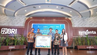 Dukung Pembiayaan Petani, BRI Kolaborasi dengan Syngenta Indonesia melalui CENTRIGO™ Farming Ecosystem