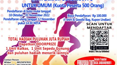 Ikuti Hypermart Slim Fit Fun Run, Dapatkan Hadiah Puluhan Juta Rupiah