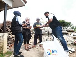 Cepat Tanggap, BRI Salurkan Bantuan Untuk Warga Terdampak Gempa Cianjur