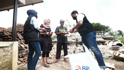 Cepat Tanggap, BRI Salurkan Bantuan Untuk Warga Terdampak Gempa Cianjur