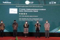 Bank NTT Raih "TOP CSR Award Bintang 4"