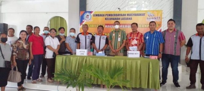Kredit Merdeka Semakin Diminati, LPM Lasiana-KCU Bank NTT Gelar Sosialisasi