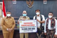 Rp10 Miliar dari Pemkot Kupang untuk Penyertaan Modal Bank NTT. (Foto: Istimewa)
