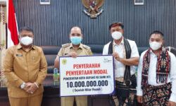 Rp10 Miliar dari Pemkot Kupang untuk Penyertaan Modal Bank NTT. (Foto: Istimewa)