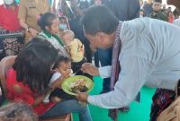 Bank NTT Beri Makanan Tambahan untuk 6000 Anak Baduta