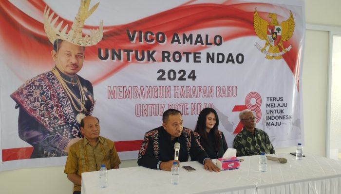 Sesepuh Rote dan Diaspora Deklarasi Vico Amalo Jadi Calon Bupati Rote Ndao