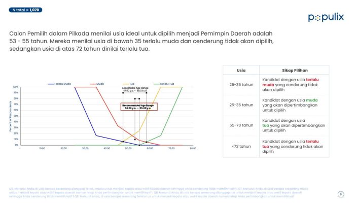 Survei Populix: Pemilih Nilai Usia Ideal Kepala Daerah adalah 53-55 Tahun