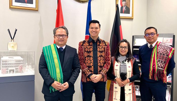 Di Jerman Pengusaha Muda NTT, Randy Lopez  Perkenalkan Produk UMKM, Wisata hingga Undang Investor Masuk ke NTT 