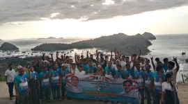 Puluhan Ribu Relawan Milenial Dukung Paket SIAGA di Pilgub NTT. Tampak Ratusan Relawan di Kabupaten Manggarai Barat Deklarasikan dukungan kepada Paket SIAGA Nomor Urut 3. Deklarasi Tersebut juga dilakukan diseluruh Kabupaten/Kota di NTT