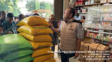 Sejumlah Toko di Malaka Kedapatan Jual Beras Diatas Harga Eceran Tertinggi 