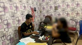 seorang perempuan muda berinisial MS (25) di kawasan Cowang Ndereng, Desa Batu Cermin, Kecamatan Komodo dianiaya oleh tukang bangunan akibat mabuk miras. Foto :tribaratanewsmanggaraibarat