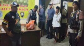 Satuan Samapta Polres Sikka berhasil meredam keributan antar warga di Desa Mbengu. Foto:tribaratanewssikka