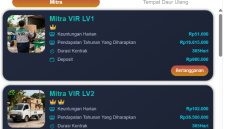 Tangkapan layar aplikasi VIR Indonesia. Foto tangkapan layar