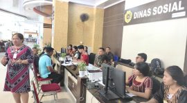 Dinas Sosial Kota Kupang merupakan salah satu loket yang berada di Mal Pelayanan Publik. Loket ini melayani pendaftaran DTKS, PKH, KIS Gratis, hingga pengambilan berbagai jenis bansos