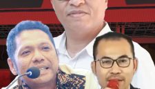 Pengamat politik dari Universitas Nusa Cendana, Dr. Rudi Rohi, Ketua Program Studi Ilmu Pemerintahan FISIP Universitas Katolik Widya Mandira Kupang, Eusabius Separera Niron, S. Ip, MP, Rektor Universitas Aryasatya Deo Muri (UNADRI), Dr. Patrisius Kami, M.Hum/Kolase: Beno Brewon