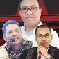Pengamat politik dari Universitas Nusa Cendana, Dr. Rudi Rohi, Ketua Program Studi Ilmu Pemerintahan FISIP Universitas Katolik Widya Mandira Kupang, Eusabius Separera Niron, S. Ip, MP, Rektor Universitas Aryasatya Deo Muri (UNADRI), Dr. Patrisius Kami, M.Hum/Kolase: Beno Brewon