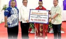 Bank NTT Salurkan Dana CSR untuk Pembangunan Gereja di Maumere