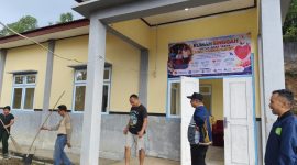 Rumah singgah untuk NTL bersama keluarga berlokasi di SMA Negeri 2 Langke Rembong, Kabupaten Manggarai. 