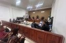 Eks Wali Kota Kupang, Jonas Salean dalam proses persidangan di pengadilan Negeri Kupang