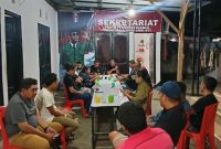 Suasana rapat Panitia Konferda GMNI NTT ke II yang berlangsung di Sekretariat PA GMNI NTT. Foto : ho/regent 