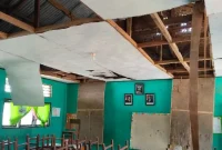 Potret gedung sekolah SD Inpres Nangapanda 3, Kecamatan Nangapanda, Kabupaten Ende pascagempa bumi (Foto: Antonius Jata/ Ekora NTT)